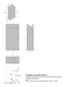 RYSUNEK TECHNICZNY - SKRZYNKI CH